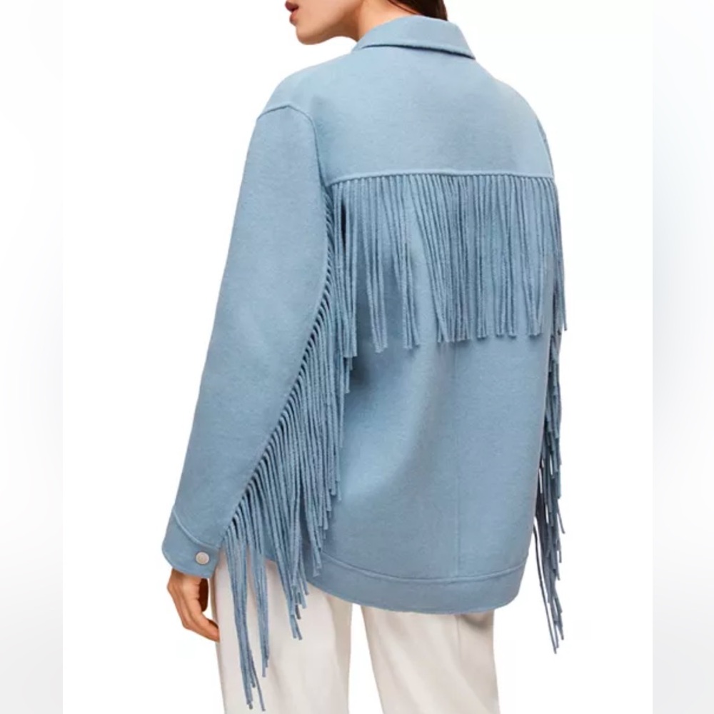 All saints Franka Fringe Jacket, small